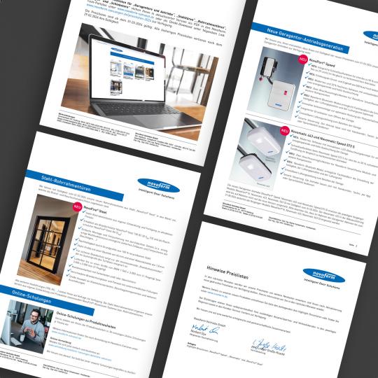 Begleitschreiben für Händler