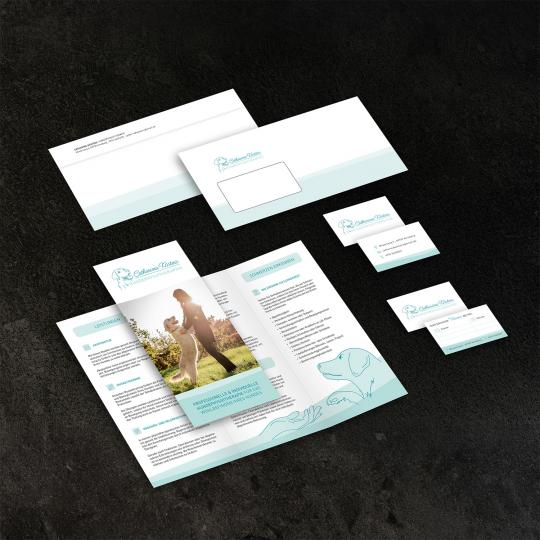 Geschäftspapier und Flyer